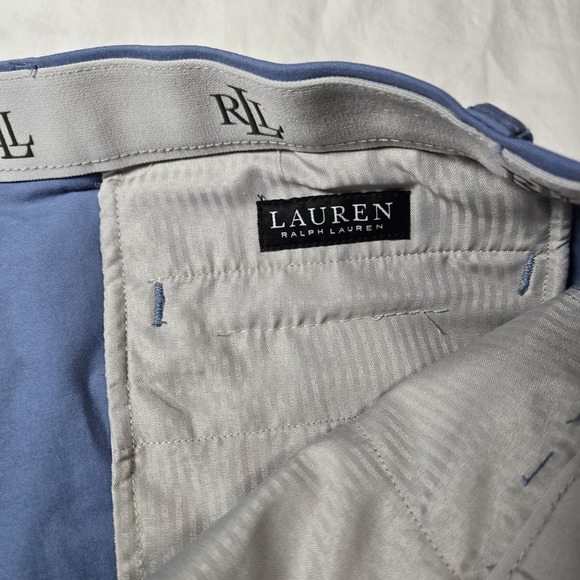 LAUREN RALPH LAUREN Dress Pants Non Slip  Performance  42 x 30 Blue Golf - Picture 5 of 10